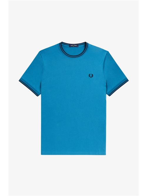 t-shirt bordino Fred Perry | M1588S36